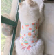 宠物大狗衣服中大型犬透气防掉毛防晒网纱萨摩金毛夏季薄款背心裙 粉色樱桃(不退不换) 110码(胸围9756-70斤左右)