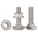 JINGGONG European standard T-type screw flange nut aluminum profile screw accessories set 20 type/30 type/40 type M5M6M8 nickel plated 40 type-M8*20 (20 sets)