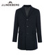 J. Linindebergs neue Frühlings- und Sommer -Wolle trendy Casual Anzug Halsband Wollmantel Jacke Paf dunkel schwarz und blau XS