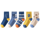 Catman children's socks for boys, soft and comfortable cotton + not easy to pilling, deodorant socks for boys, casual mid-calf socks