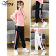 
Disney girls' pants for summer thin ice silk quick-drying style, wear loose big children's mosquito-repellent pants for summer sports pants 2197 black + 723 pink [ice silk quick-drying pants + T 120cm