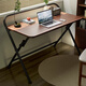 Zhuobo computer table folding table desk study table BZ20 walnut color 80*48cm