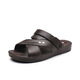 Yunyouli Vietnamesische Gummi-Sandalen Großgröße großer Sommer Dual-Purple-Plastik im Freien im Freien ohne Rutsch-Strand Freizeitschuhe Trendy Sandalen 688+6 braun 40 kleine Größe