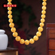 Chengyuanxiang CREORISETIN with certificate, beeswax bead tower chain, natural real amber, yellow honey, chicken oil yellow necklace gift new model for mother, chicken oil yellow beads diameter is about 12-14mm