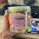 ASTAVT internet celebrity sour sugar gummy qq sugar juice gummies canned snacks of your choice Candy Brothers canned 500g sweet sand series mixed