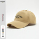 MMOPTOP Japanische Wäsche Retro Frühling und Sommer weiche Top Baseballkappe mit kleinen neutralen Männern und Frauen weicher Top großer Kopfumfang Baseballkappe