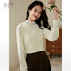 Chushen autumn and winter long-sleeved shirt women's light French lace temperament commuting thick style inner layering shirt top S143T2032