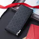 Williampolo Kaiser Paul Wallet Herren Long Mode Marke Light Marke 2023 Neue Brieftasche Kupplungsbrieftasche Schwarz - Abnehmbares zerlegtes Armband
