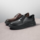 Belle Commuter Business Cuir Chaussures Chaussures décontractées de la vache de vache pour hommes A1373AM4 Noir 42