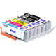 Roewe Consommables compatibles avec Canon TS5060 9060 8060 6060 MG5760 MG7760 6860 CARTRIDE À L'ENK 670 671 CARTOUCE À L'ENRE