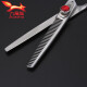 Nine-tailed fox (KUMIHO) professional baby and child hair clippers, hair scissors set, baby hair shaving tools, full set of hairdressing scissors, family flat scissors, dental scissors, adult thinning safety round head fish mouth scissors, children's flat scissors + children's dental scissors [set] free children's bib