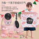 Living stone (LIVING STONES) Children's mini kitchen real cooking full set of kitchen toys can cook for 7-14-year-old food grade children 44 pieces of powder (two soup pots + steamer + rice cooker) Girls' birthday gifts 8-12 years old can be fried