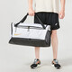 Nike Nike Sporttasche große Kapazität Bucket Bag Training Fitness Männer und Frauen tragbare Schwimmschule Outdoor Schwimmschule Team Tasche ein Schulterkreuzkörper weiße DX9789-100 Einzelgröße