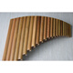Peking traditionelles ethnisches Instrument Chinesische Panflute Bitterer Bambus Panflute Scheduling Sound 16 Tube G-Tuning Lack sendet goldene Samtbeutel