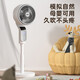 SAST electric fan floor fan air circulation fan household 360-degree shaking head electric fan light sound fan office living room circulation fan dormitory energy-saving intelligent voice remote control vertical luxury 360-degree shaking head lifting remote control model 8006R