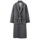 Yamulan Winter Cotton's Men's Nightgown Bathgobe Hrobe Hourbe Утолщенный теплый пижама чистый хлопковой зажим длинный крупный ватный ватный стиль мужской стиль 1047-100% чистый хлопок внутри и за пределами 185 (xxxl)