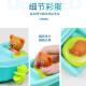 Hape bath toys 0-1-3 years old newborn baby baby water toys boys and girls teddy bear floating doll children E0217 teddy bear water ski pull-back boat