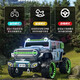
Jazz Coolpad Children's Wrangler Electric Vehicle Can Take Adults and Baby Four-Wheel Off-Road Vehicle 1-3-6 Years Old Two-People Can Drive Children's Car Flagship Powder + Full Function + Upgraded Double 12V12A Battery