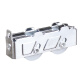 XMSJ Old 868 Puertas de aleación de aluminio y Windows 80 Ruedas de acero Ródido de bolas de acero Ventana corredera Puerta deslizante Vista 898 Paleas 4 Precio JX1098 Ruedas dobles: rueda de ancho