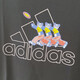 阿迪达斯 （adidas）短袖T恤女装2025夏季半袖印花Logo运动服卡通熊猫图案休闲圆领衫 IP3937深灰 S 推荐85-110斤