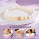 China Gold (CHINA GOLD) Freshwater Pearl Bracelet for Women Gold Small Waist Bracelet Birthday Gift for Girlfriend and Wife Wedding Anniversary Pure Gold Gradient Small Waist Pearl Bracelet - Jingsuda
