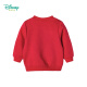 Disney (Disney) children's clothing girls sweatshirt spring cute Minnie cartoon pullover fleece top red 4 years old / height 110cm