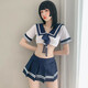 霏慕女士性感睡衣情趣内衣女极污度诱惑内衣全露变态夫妻刺激大 性感短袖女护套装7027
