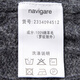 Navigare Italian sailing women's cardigan autumn and winter warm casual knitted cardigan fashionable simple rope sweater women dark rock grey L