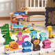 Feelo -kompatible LEGO LEGO LEGO LEGO BUIDER AUSFAHRE BUCH Blockspielzeug Jungen und Mädchen Kindertag Geburtstagsgeschenk Animal Party 2210