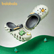 Balabala Dinosaur Children's Croc Shoes Baby Slippers Boys' Indoor Soft-soled Anti-Slip Sandals Slippers for Middle-aged and Older Boys Boys to Wear Summer