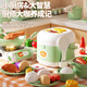 Juguetes de cocina para niños Huangen jugando a la casa de cocción y cocción para cocinar cocina de arroz y niñas de 3 a 6 años Regalo [verde] Juego de utensilios de cocina de 30 piezas