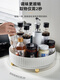 Camellia Valley Seasoning Combination Set Home Kitchen Salt Seasoning Jar Storage Box for Soy Sauce and Vinegar Bottle Tray Rotating Basin Storage Rack 360 Rotation A Can Hold 11 Bottles or More of Seasoning) High Style