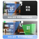 QIAO Eine Doppelkamera-Überwachung Wireless WiFi-Netzwerk Hochtaude Nachtsicht mit 360-Grad-Panorama-Gimbal-Rotation ohne toten Winkel Indoor Home Handy Remote Monitor Dual Objektiv Version 1080p 15-tägige Ganztages-Videoaufzeichnung