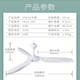 ZOLEE中联大风力家用吊扇音轻卧室客厅塑料遥控蚊帐床上微风扇小电风扇/ 直径1050MM+3米遥控线+吊钩+膨胀螺丝