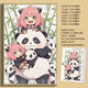 Taoli Family Cute Anya Spies Player Cartoon Puzzle 1000 High-Pretty Wall-Hanging Gift Puzzle Unzipping Toys Puppy Anya-F683 500 Pieces Puzzle (No Photo Frame)