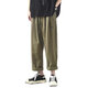 Poum National Trend Brand Clothing Men's Joint 2022 Automne New Fashion Brand Pantalon droite lâche Pantalon Men Trendy Pantalon Casual Pantal