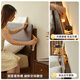 Lit d'origine en bois massif moderne moderne petit appartement nocturne clair chêne grand lit chambre à coucher de lit à double lit Style de rondins l701d corps bas - couleur noyer noir 1,2 lit + matelas 20 cm grand lit