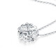 Mengjinyuan platinum pendant PT950 heart-to-heart love pendant four-leaf clover platinum pendant does not include necklace gift