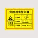 Mrs. Zhuang [waste oil 30*40cm aluminum plate] hazardous waste sign warning sign sticker ZTT-9272B