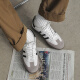 SANLITAI Spring Extra gran tamaño zapatos para hombres zapatos blancos casuales 46 zapatos de entrenamiento alemán para hombres 47 zapatos deportivos 48 zapatos de tablero ancho 1315 blanco 47