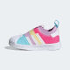 Adidas Clover Sports Children's Shows Sitio web oficial Superstar 360 2.0 I Cabeza de concha de un pin Zapatos Gy9197 Blanco azul púrpura Amarillo 23 Tamaño 23