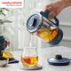Morphyrichards health kettle split portable tea kettle kettle small office household multifunctional tea kettle split kettle 0.6L MR6085 Blue