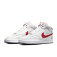 Nike (Nike) [Spot] Nike Court Mid Classic Retro Vielseitige Casual Trendy Shoes CD5466-101 FD9926-161 White und Red 40.5