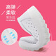 Jinyue nurse shoes for women in autumn hospital thick sole heightening work white shoes anti-slip soft sole hollow breathable bean shoes for women summer 6628 white four seasons 35