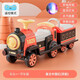 Youxiwa children's remote control electric train track charging toy can sit on stroller toy car boy toy red can sit on + carriage + spray + remote control