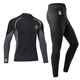 Lishi 1.5MM men's wetsuit split long-sleeved long snorkeling pants suit warm and cold winter swimming men's swimsuit black gray 1.5MM long-sleeved one-piece XXL175-185CM weight 155-180Jin Jin is equal to 0.5 kg