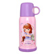 Pinkah (Pinkah) Copa Thermos para niños con tapa de la escuela primaria de doble propósito de paja