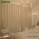 Muran Noel double-layer blackout curtains girly princess style cloth gauze integrated bedroom cream style Wanwanmi classic style - not hollowed out perforated style width 1.0*height 1.3