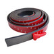 Yili Weizhen self-adhesive rubber strip flat strip solid rubber sealing strip glass shock-absorbing buffer strip anti-slip rubber gasket waterproof wear-resistant and pressure-resistant Thickness 1mm * width 10mm 5 meters price