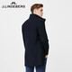 
J. Lindeberg Shopping Mall same spring and summer wool blend long casual wool jacket for men 5193WT504 PAF dark black blue S